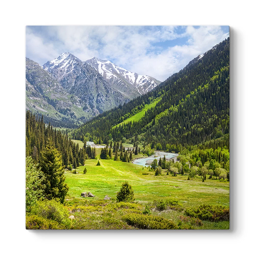 Yayla Manzarası Tablosu - Model 3